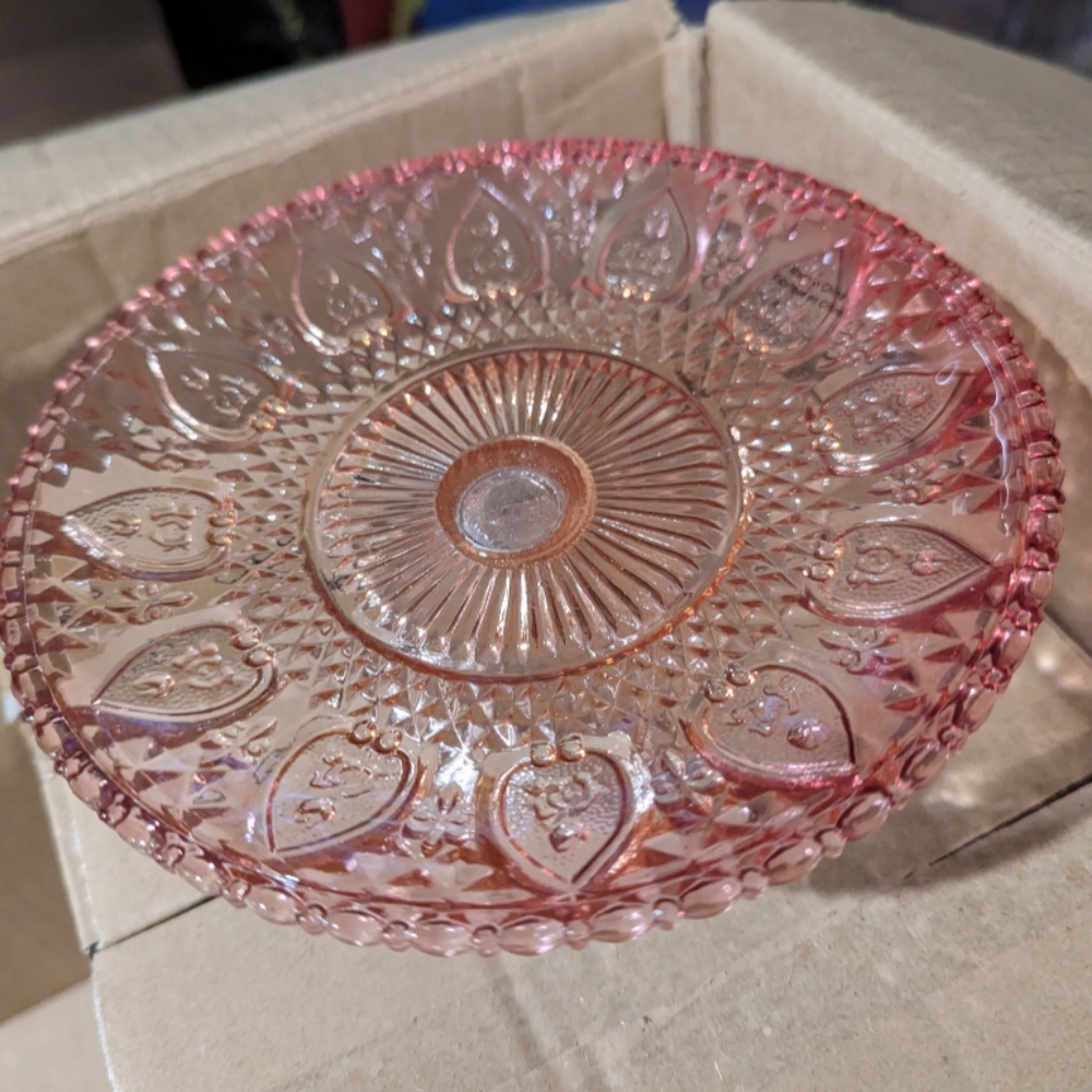 New Anthropologie "Color-Cut" (Orange) Cake Stand